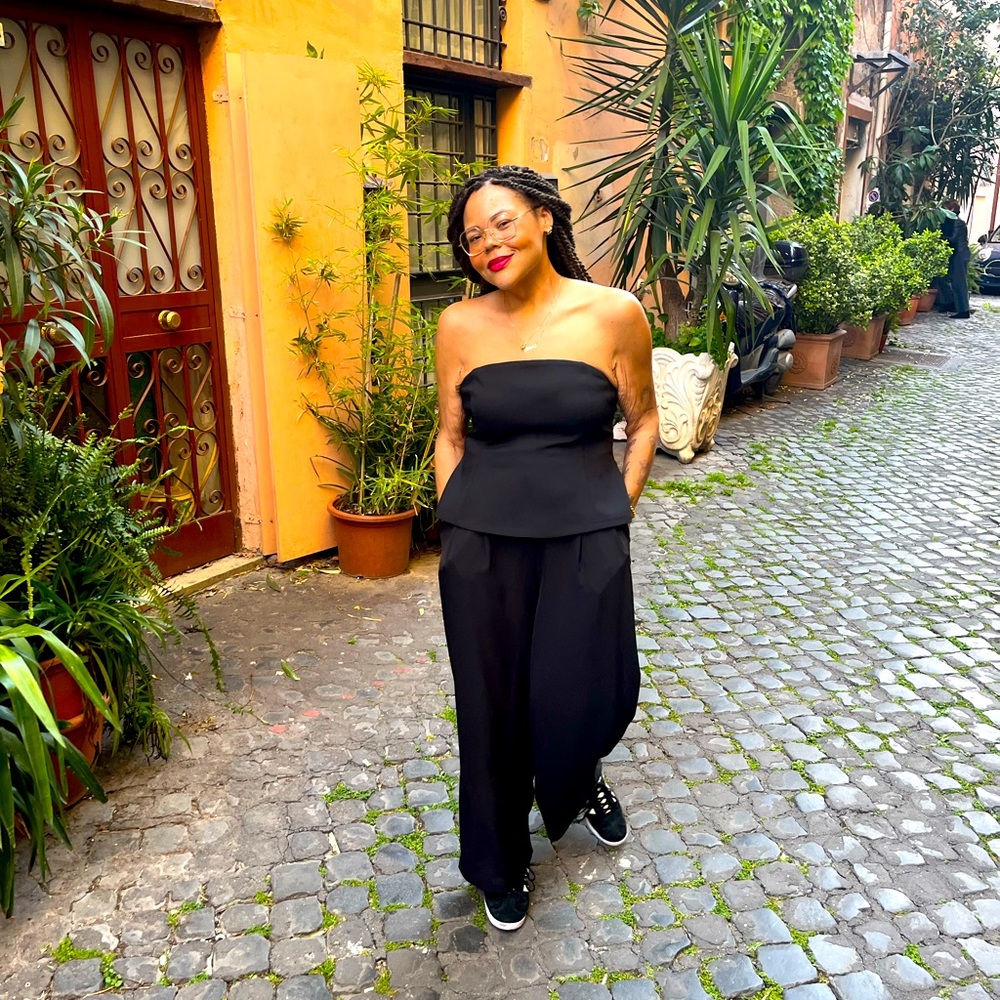Nasty Gal tailored bandeau tunic